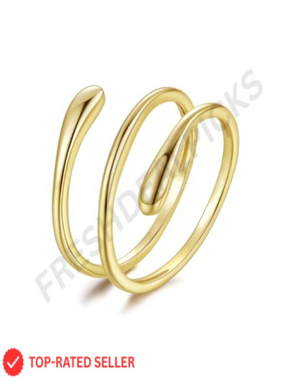 Minimalist Multi-layer Leaf Adjustable Silver Ring Stacking Rings for Women